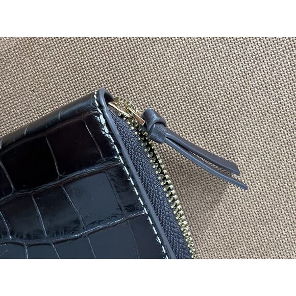 A35 NWT Tory Burch Thea Embossed 2 in 1 Card Case and Continental Wallet - Picture 4 of 8